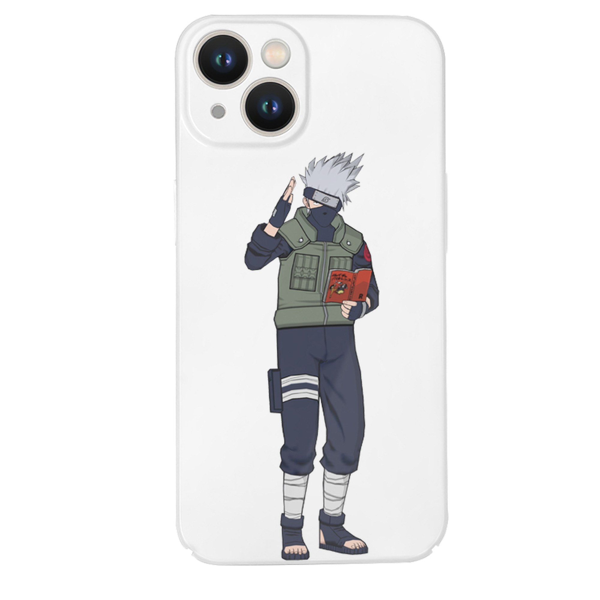 （画像用） NARUTO -ナルト- はたけ カカシ Hatake Kakashi 【iPhone 14シリーズ対応】ハードケース